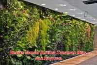 Desain Taman Vertikal Tanaman Hias dan Sayuran