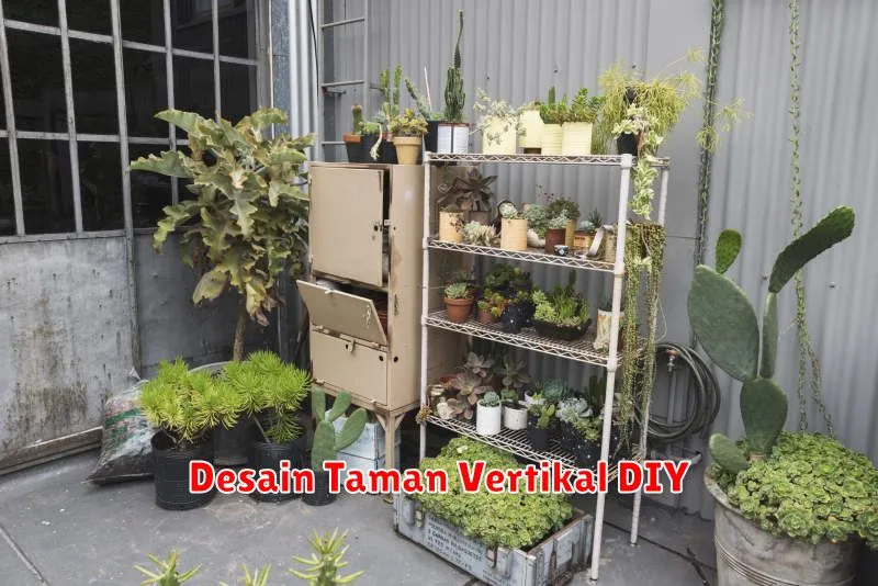 Desain Taman Vertikal DIY