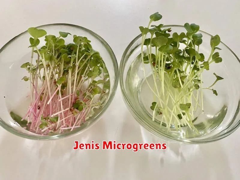 Jenis Microgreens