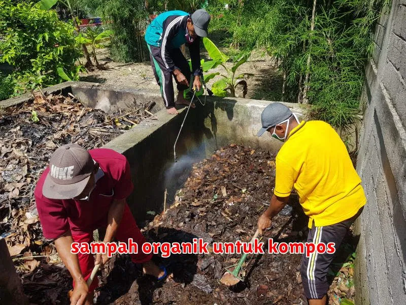 sampah organik untuk kompos