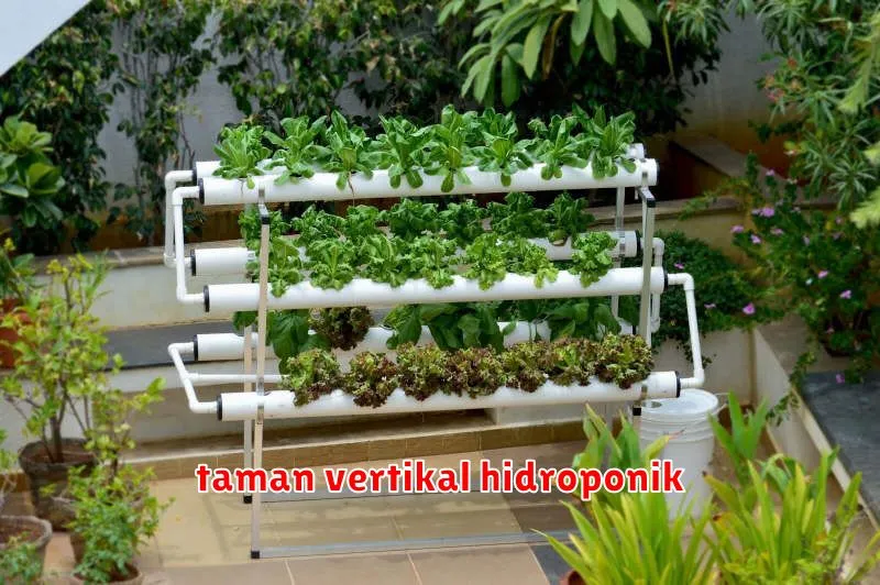 taman vertikal hidroponik