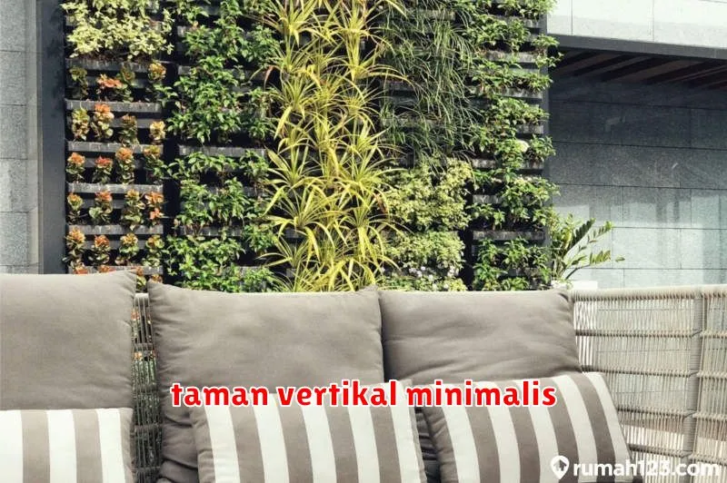 taman vertikal minimalis