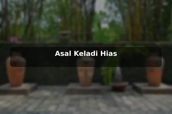 Asal Keladi Hias